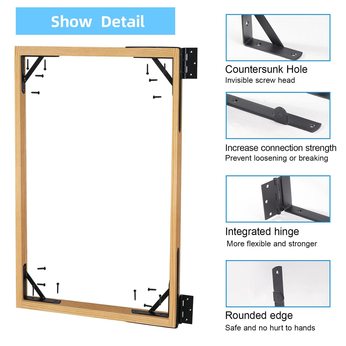 Mroace Heavy Duty Anti Sag Gate Brace Kit
