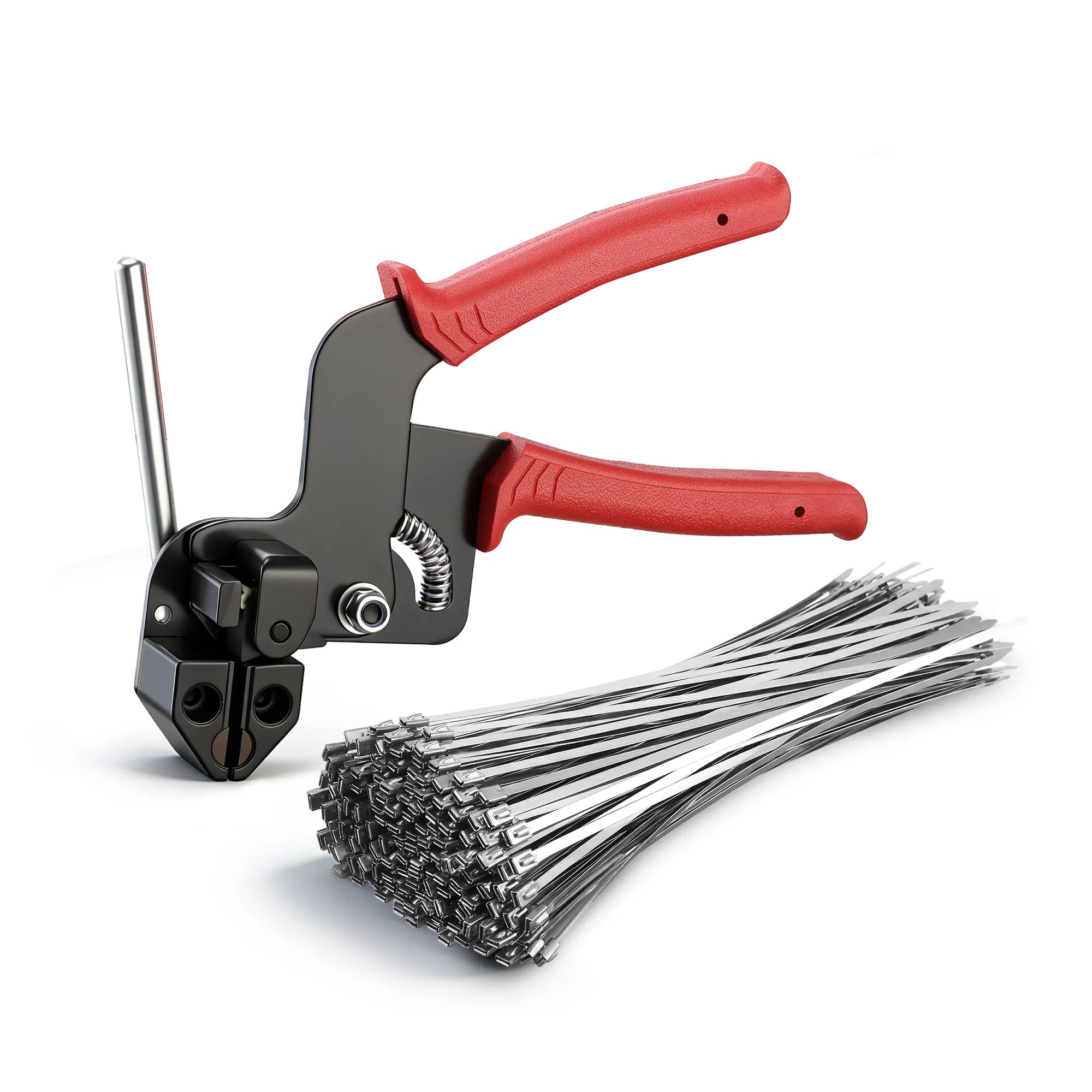Mroace Stainless Steel Cable Tie Gun Kit-100PCS