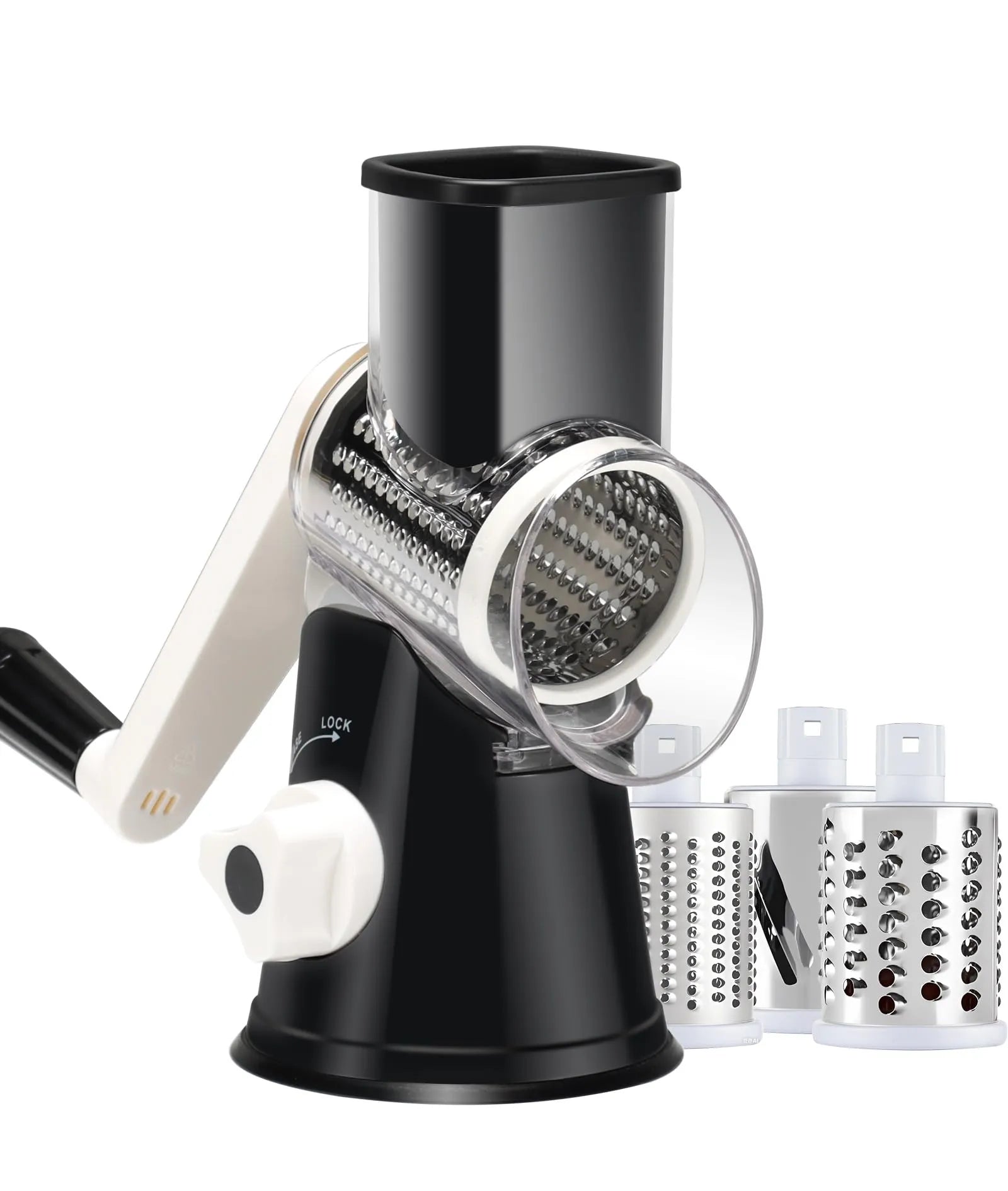 Mroace Manual Rotary Cheese Grater Shredder