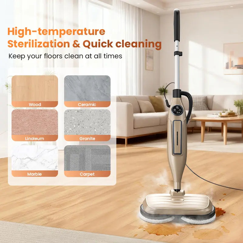 Mroace Rotating Multifunctional Steam Mop
