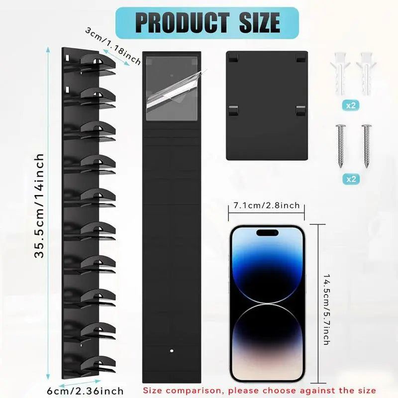 Mroace 2 Hat Organizer Wall Mounted Baseball Cap Rack