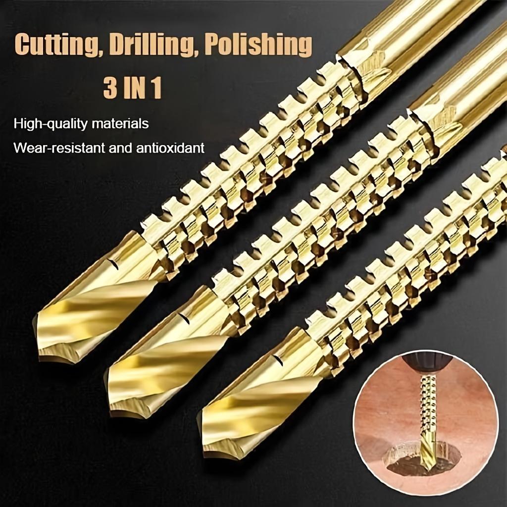 Mroace Titanium Coated High-Speed Steel Drill Bit Set