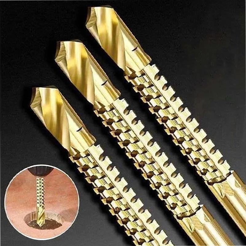 Mroace Titanium Coated High-Speed Steel Drill Bit Set