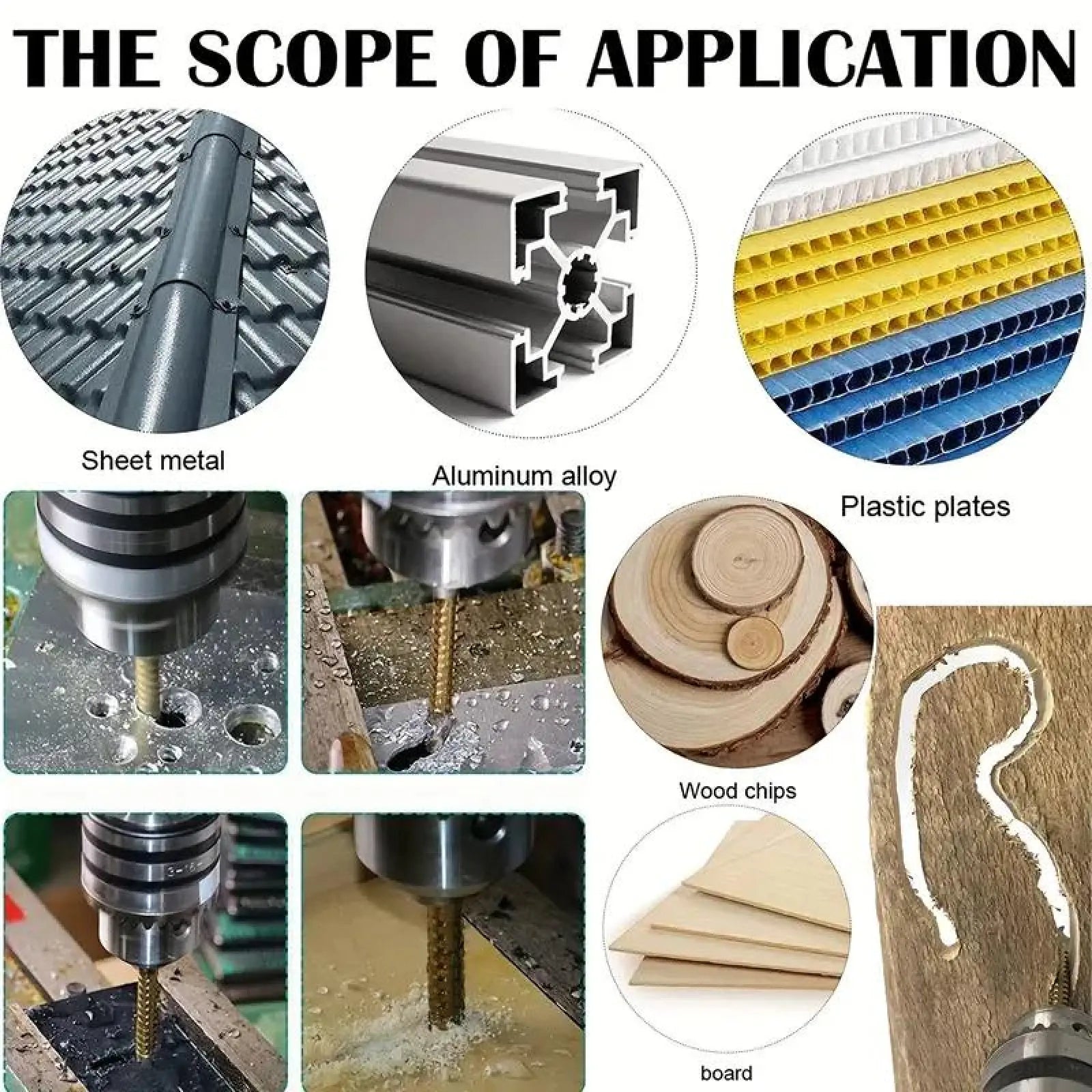 Mroace Titanium Coated High-Speed Steel Drill Bit Set