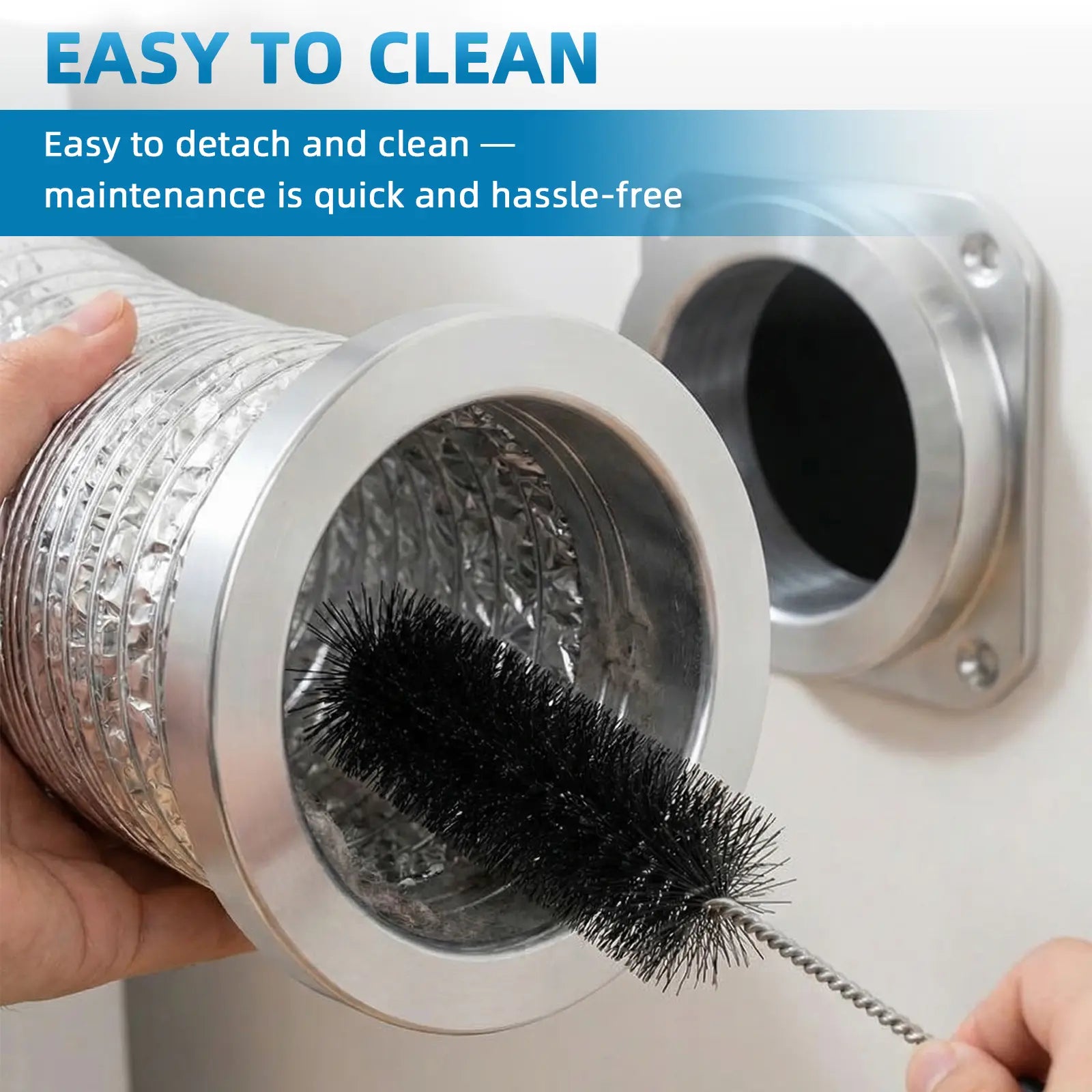 Mroace Stainless Steel Magnetic Dryer Vent Coupling Kit