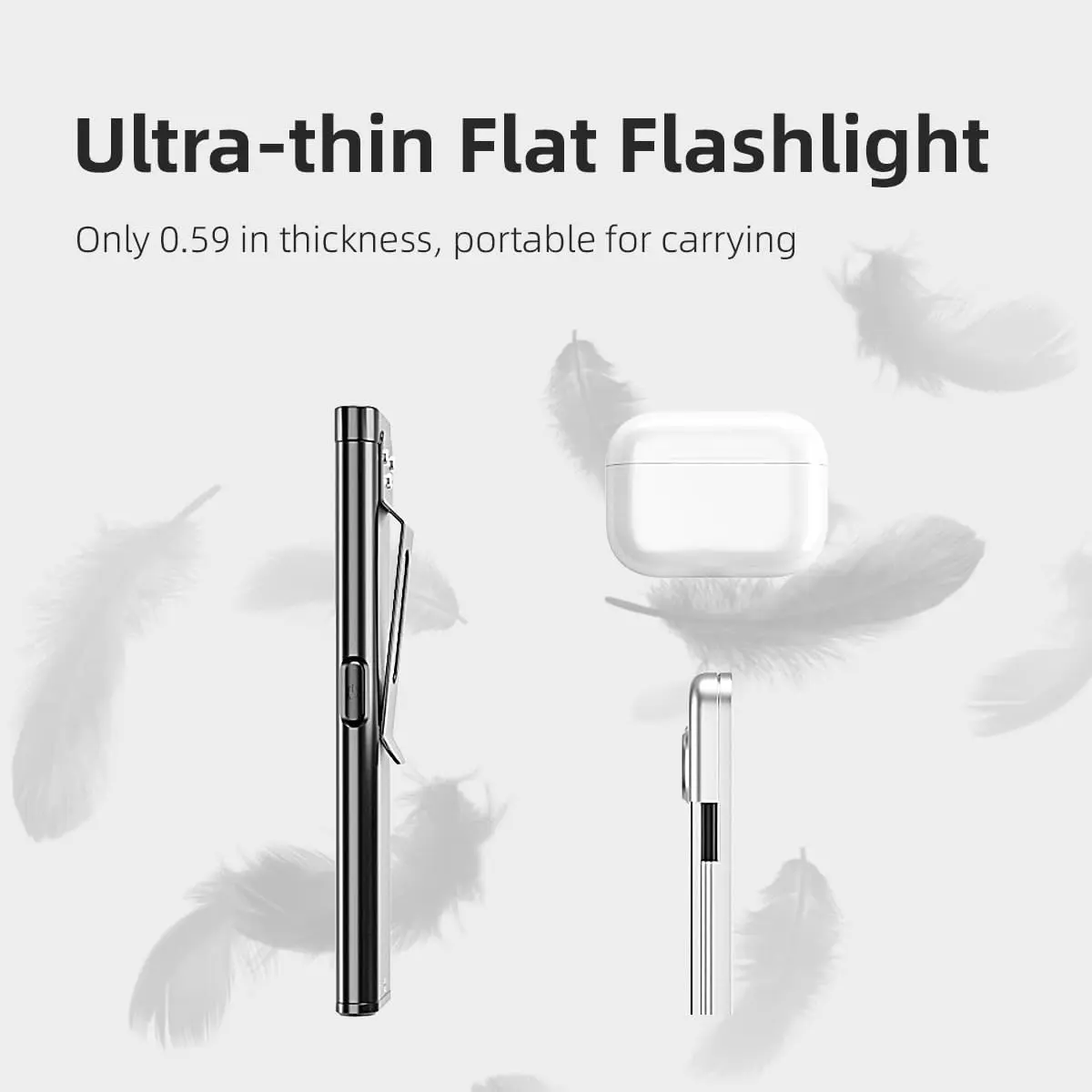 Mroace Rechargeable EDC Flashlight
