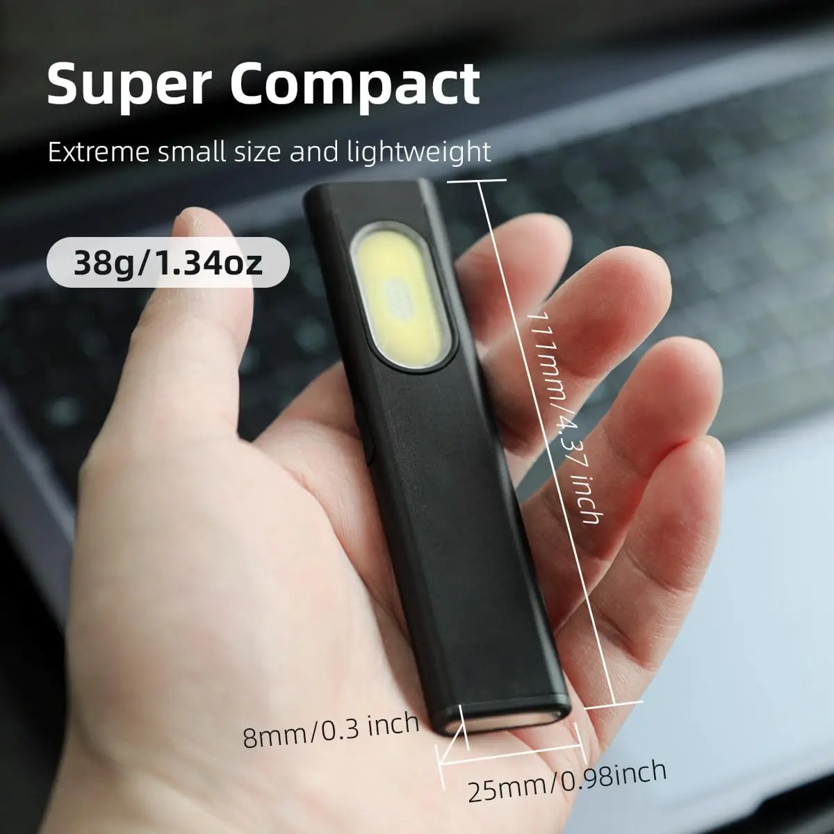 Mroace Rechargeable EDC Flashlight