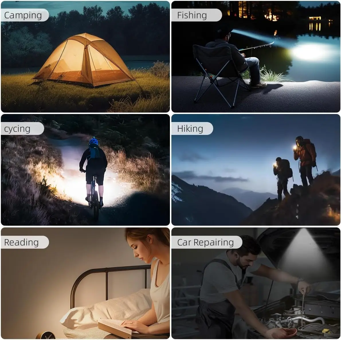 Mroace Rechargeable EDC Flashlight