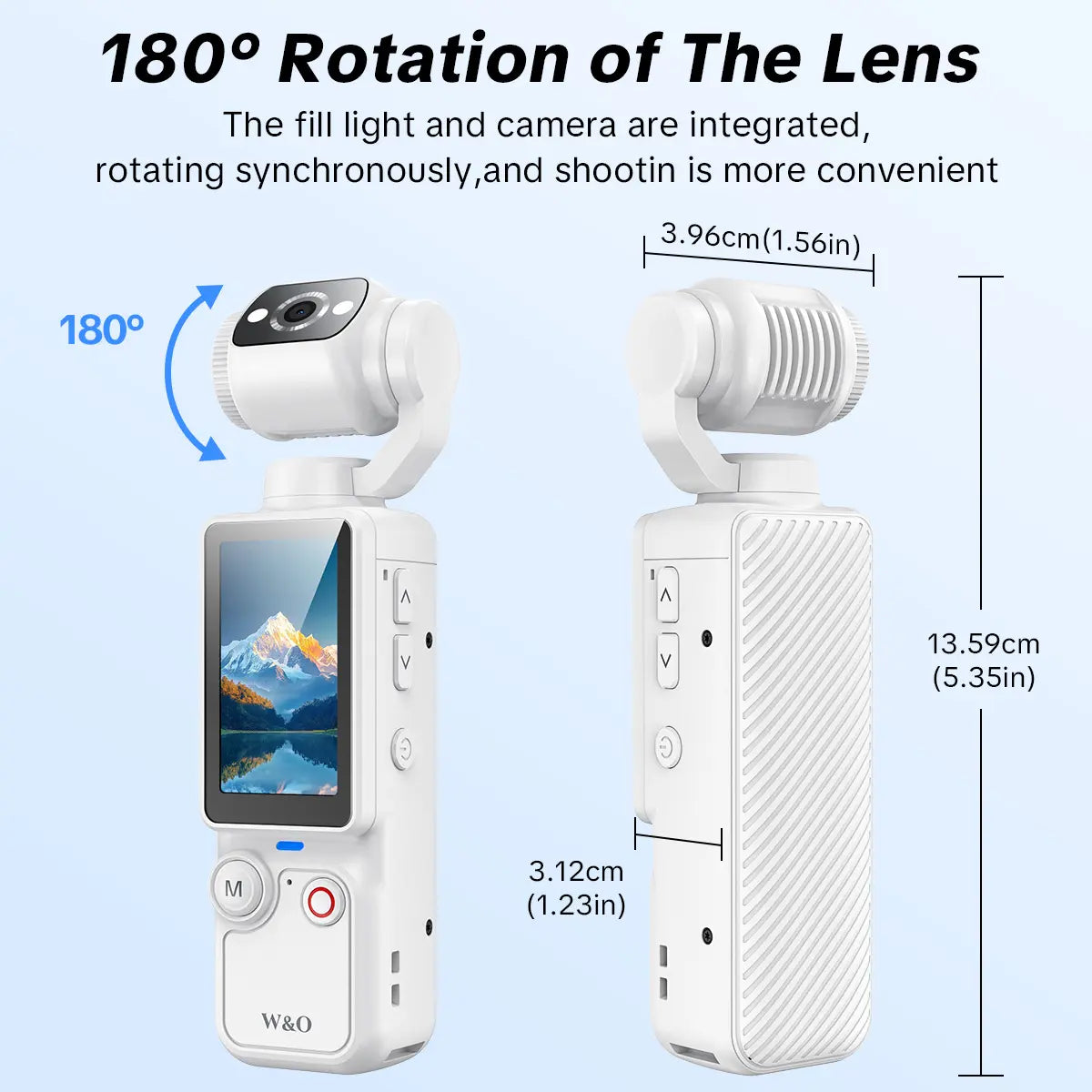 Mroace 2.5K Ultra HD Pocket Video Camera