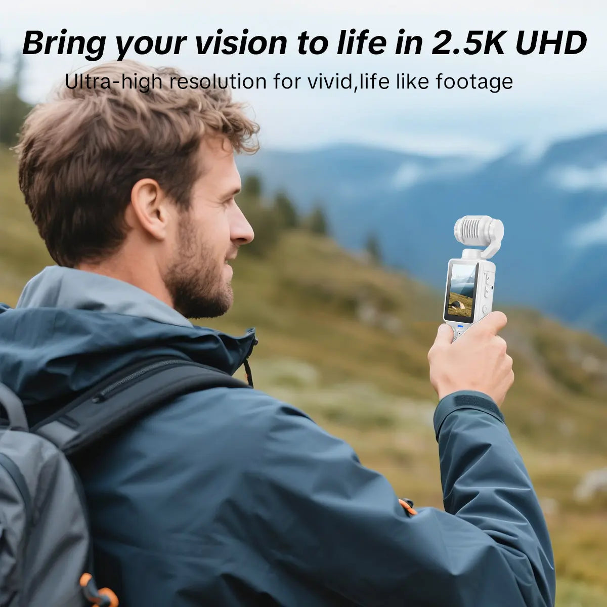 Mroace 2.5K Ultra HD Pocket Video Camera