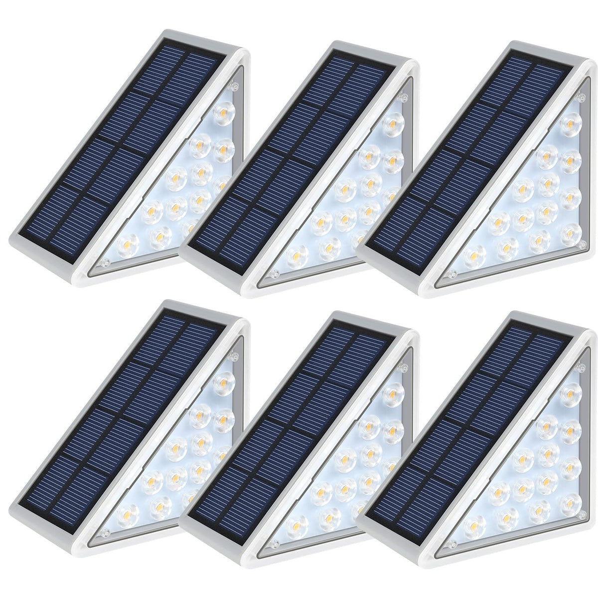 Mroace Waterproof Solar LED Step Lights