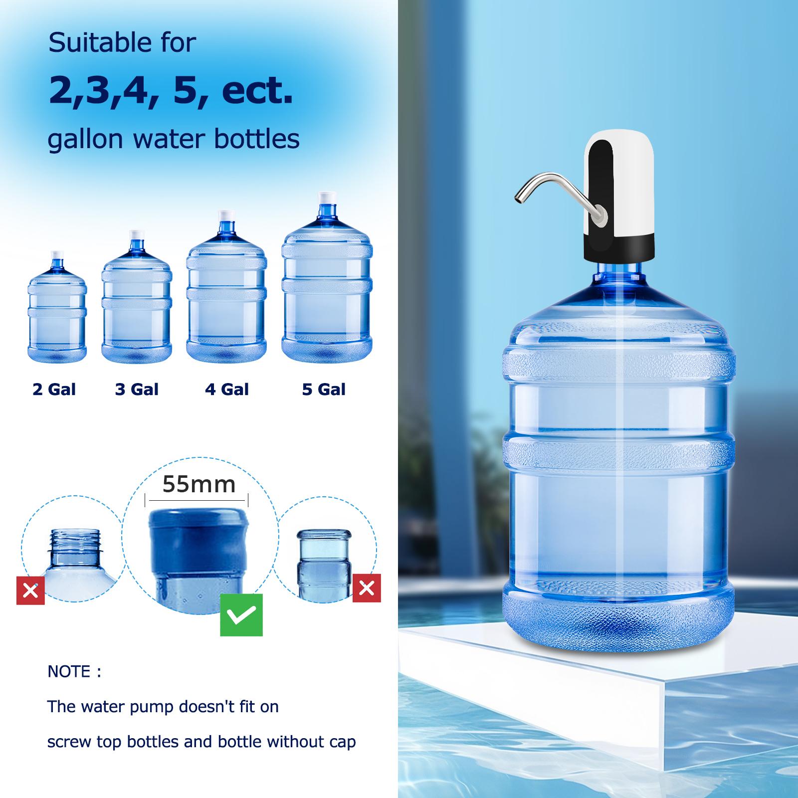 Mroace Rechargeable Wireless Water Bottle Dispenser