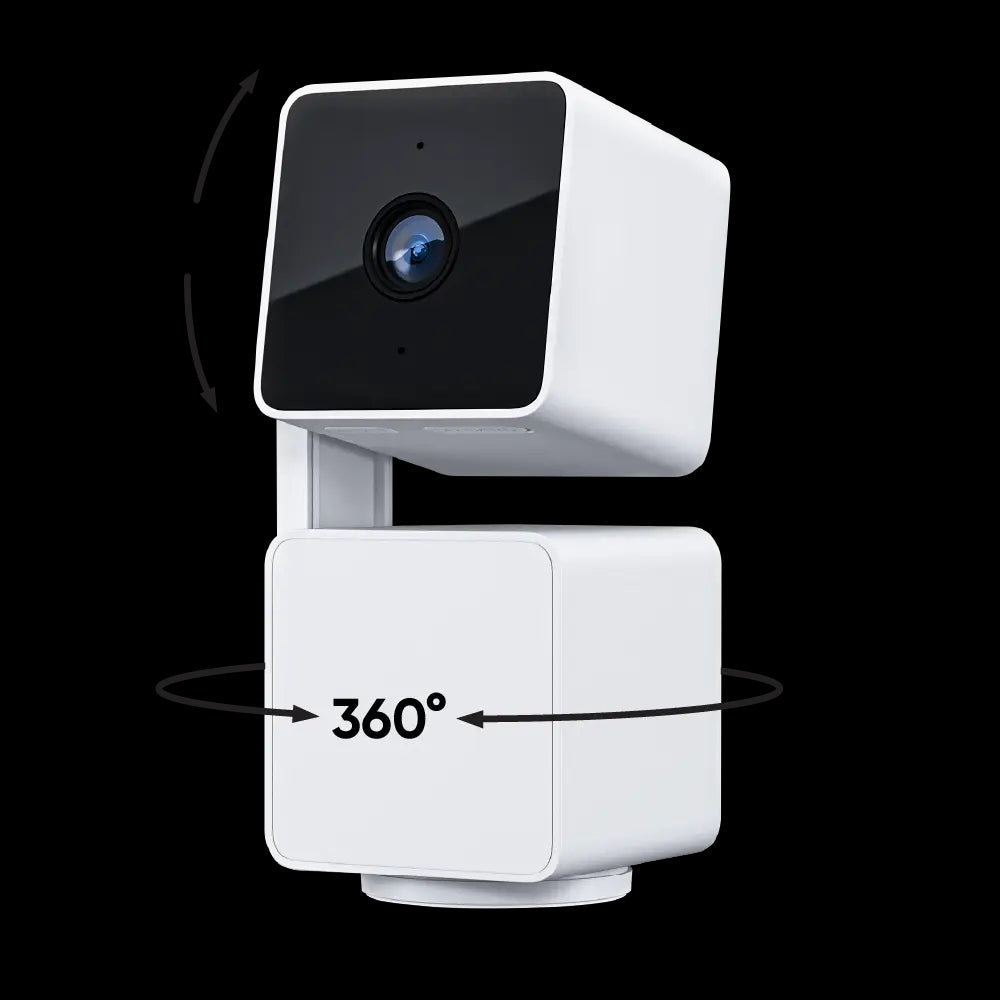 Mroace Solar Powered Pan Tilt Security Camera