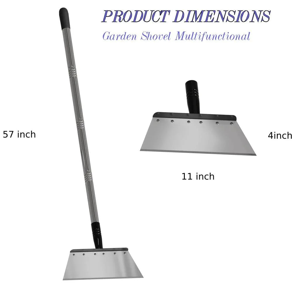 Mroace Heavy Duty Stainless Steel Garden Shovel