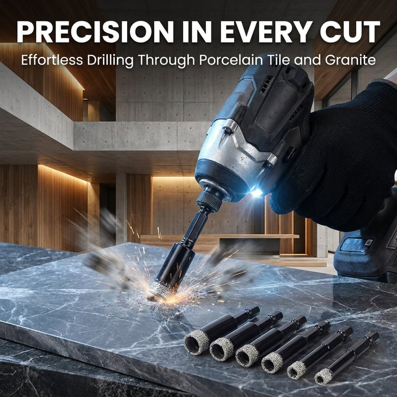 Mroace Brazed Diamond Precision Drill Bit Set