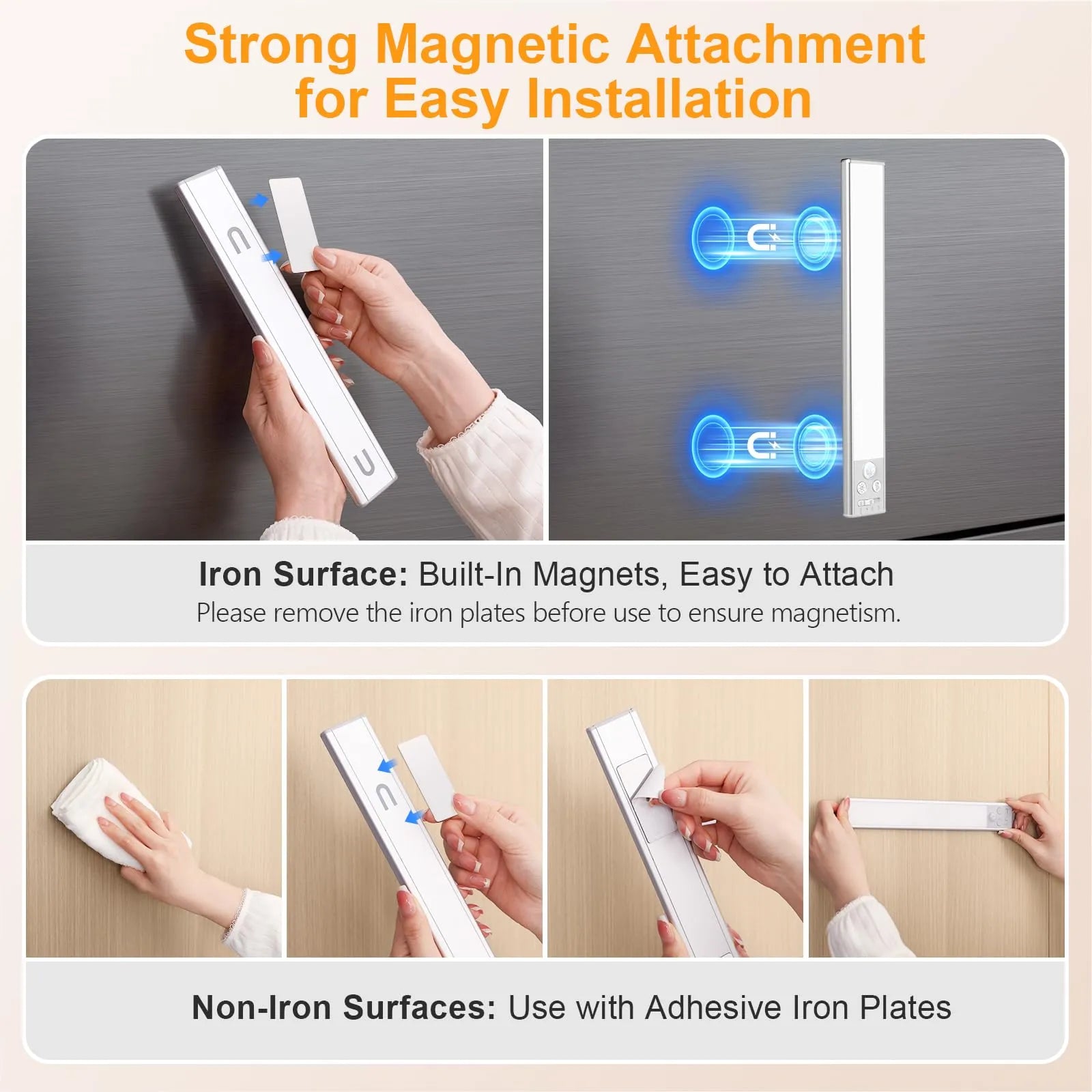 Mroace Rechargeable Motion Sensor Cabinet Light