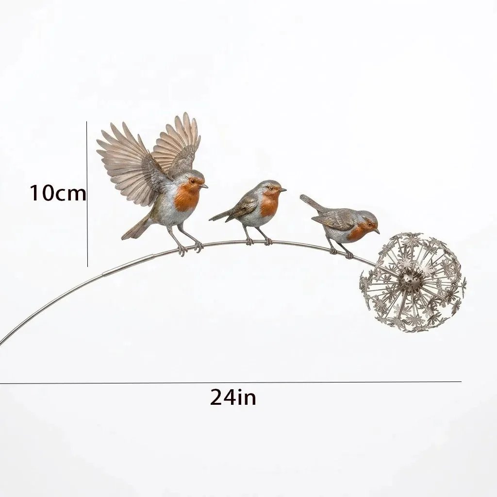 Mroace Robin Garden Stake 🕊️