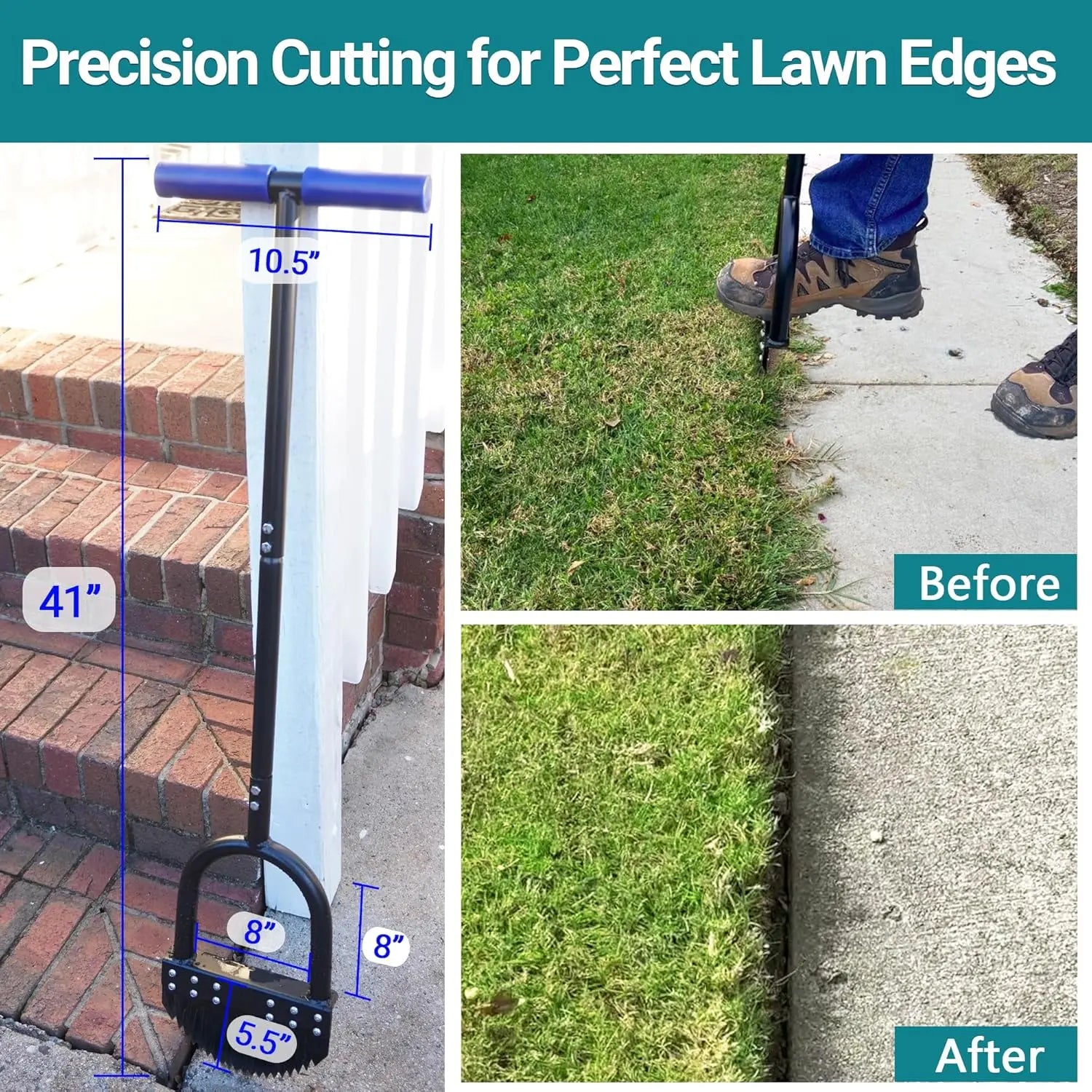 Mroace Manual Garden Border Edger Tool