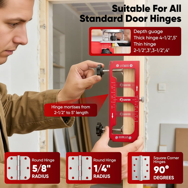 Mroace Door Hinge Installation Jig Tool