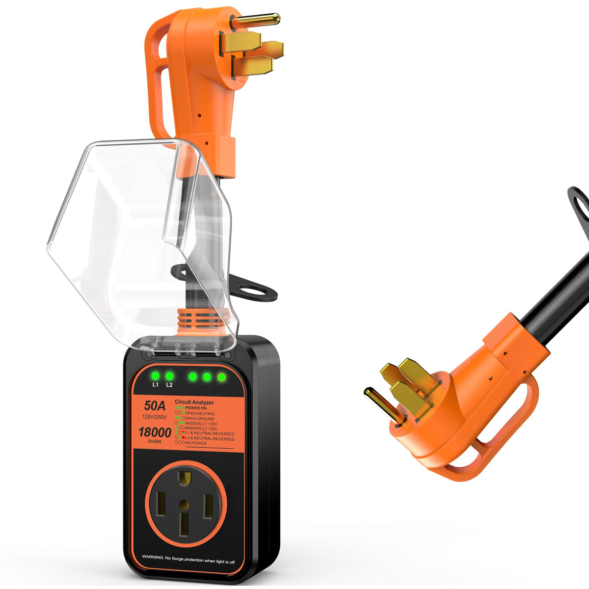 Mroace Waterproof RV Surge Protector