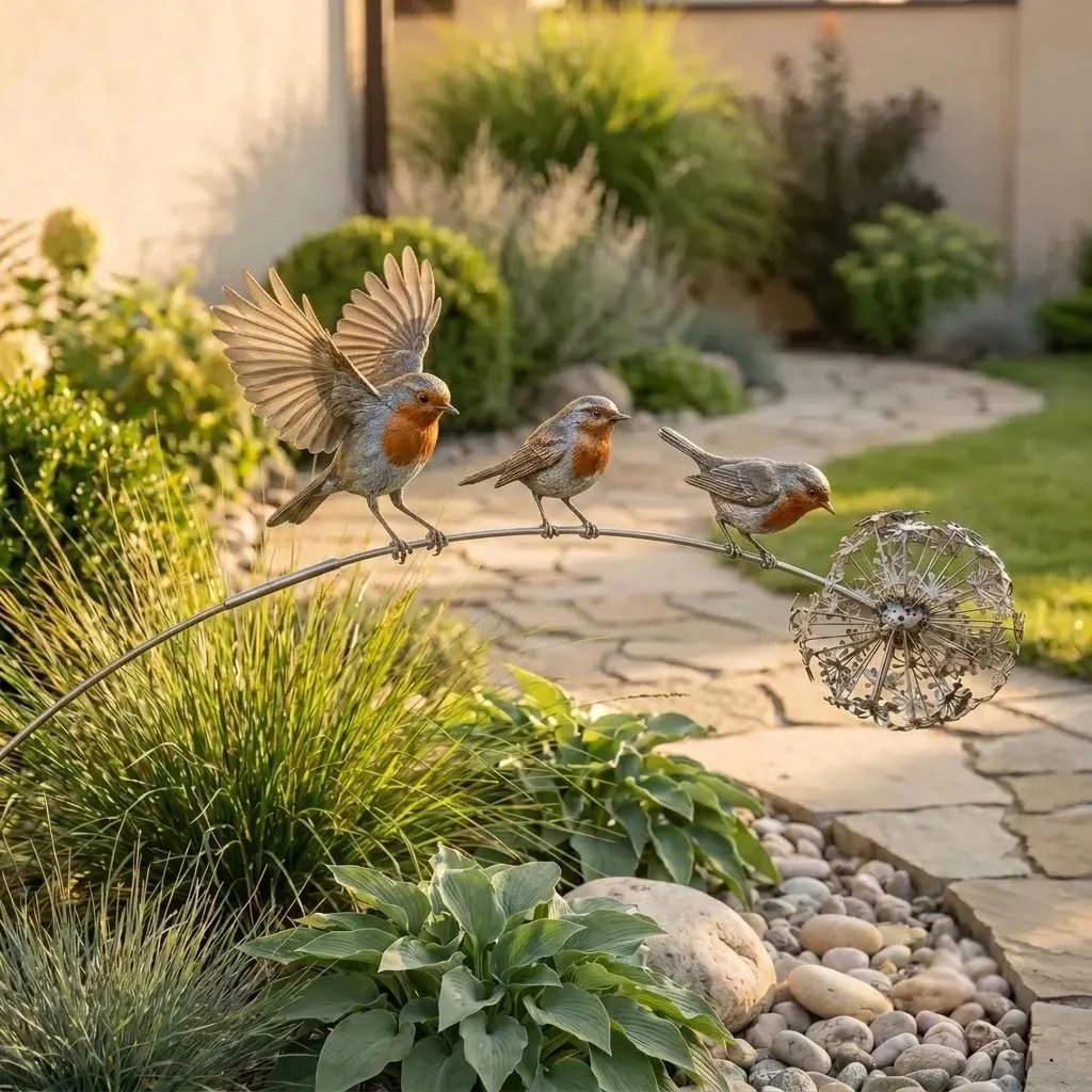 Mroace Robin Garden Stake 🕊️