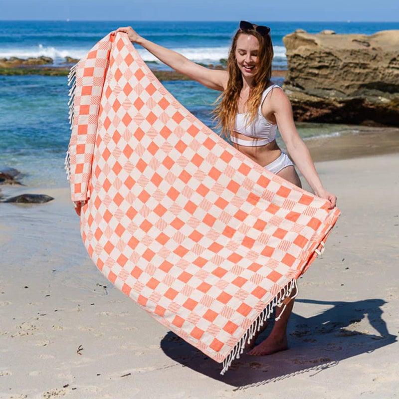 Mroace The 2-in-1 Beach Essential You’ll Use All Summer From Beach Towel to Backpack in Seconds
