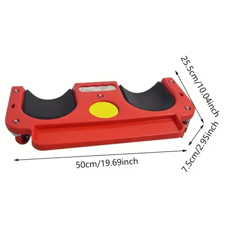 Mroace Cushioned Rolling Knee Pad Platform with Tool Tray