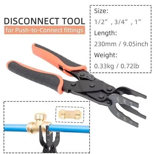Mroace Push Fit Plumbing Disconnect Pliers