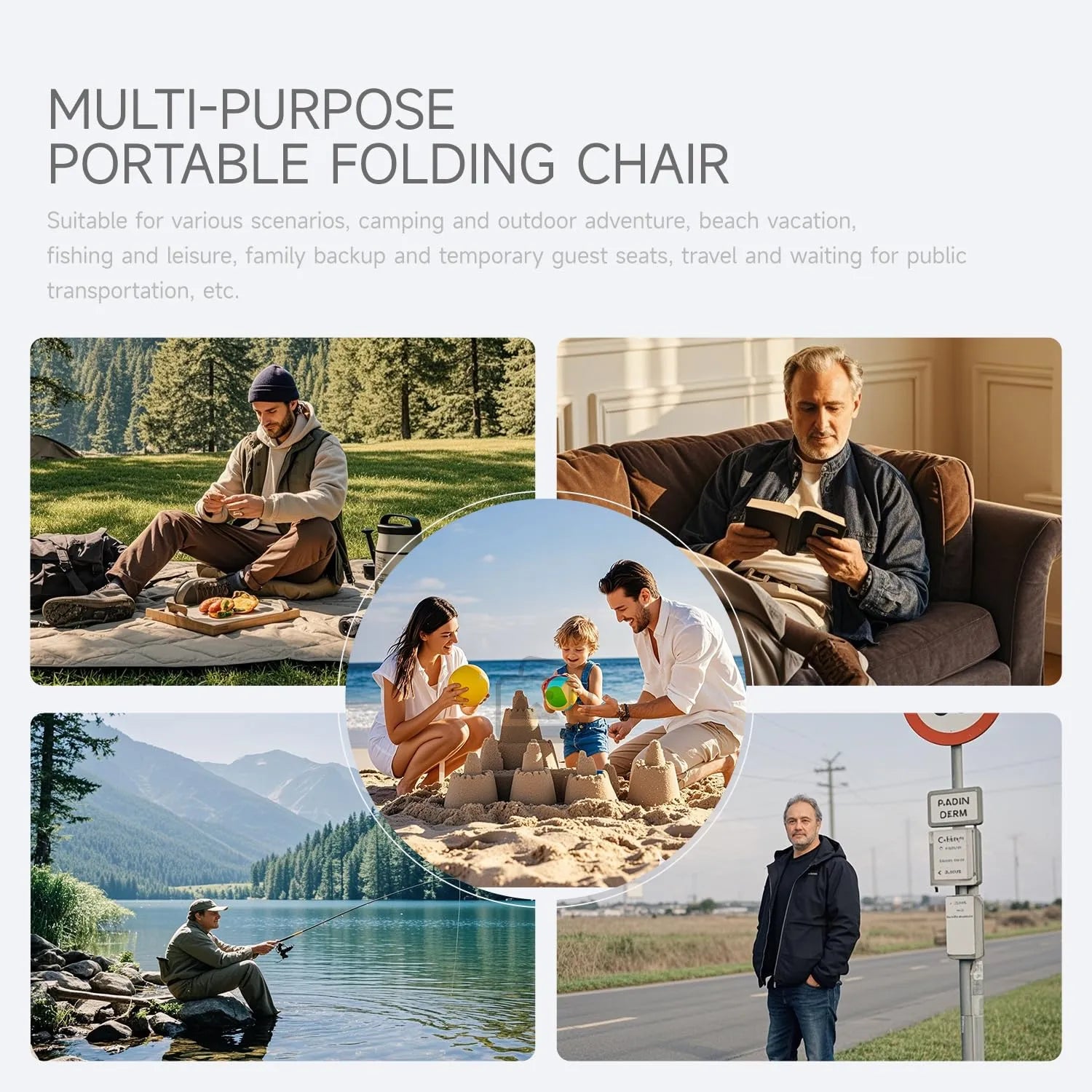 Mroace Lightweight Folding Camping Stool