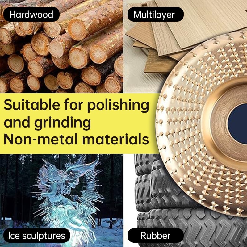 Mroace Heavy-Duty Wood Carving Disc Set (3PCS)