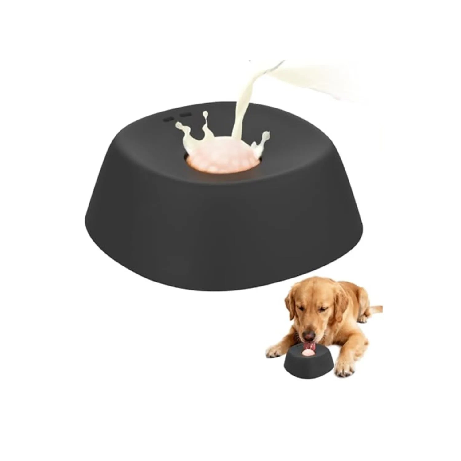 Mroace Anti-Slip Slow Feeder Dog Lick Bowl