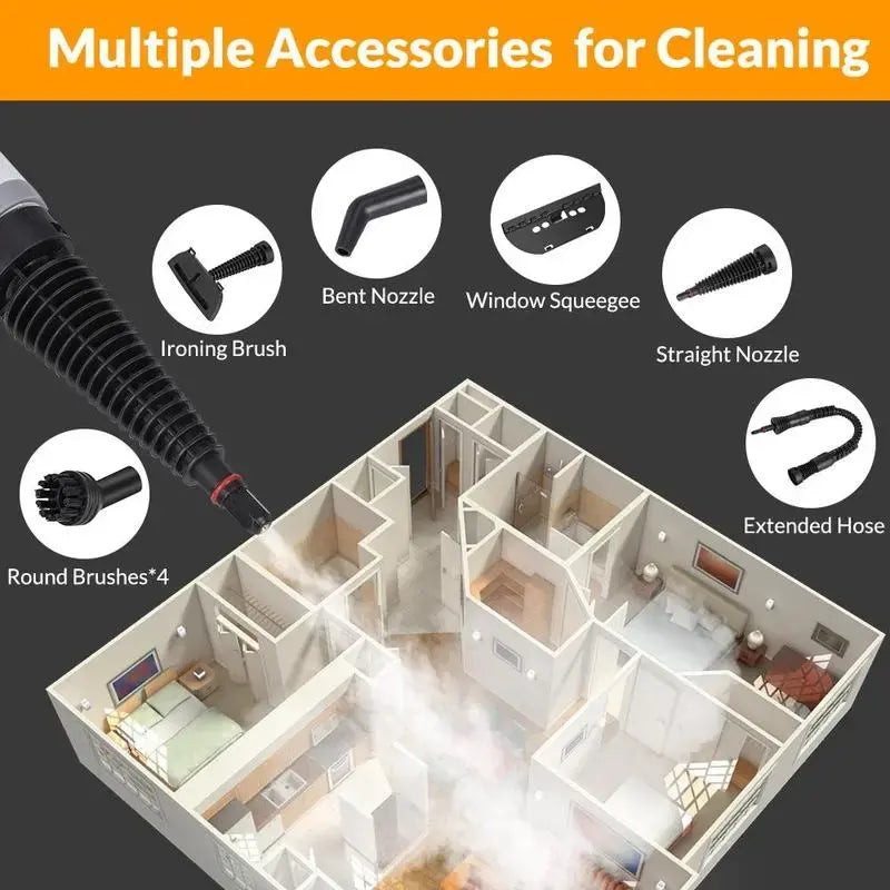 Mroace Handheld High-Temperature Pressurized Steam Cleaner