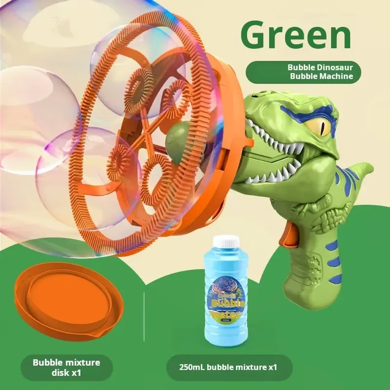 Mroace 2026 New Model Semi-Automatic Dinosaur Fan Bubble Machine