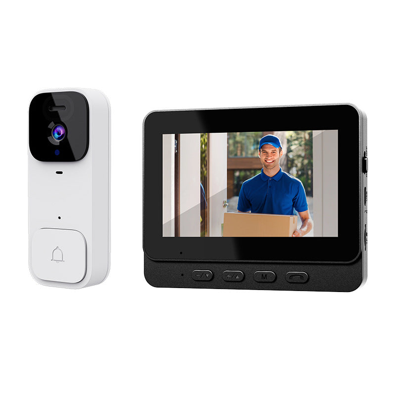 Mroace No WiFi Video Doorbell with Screen