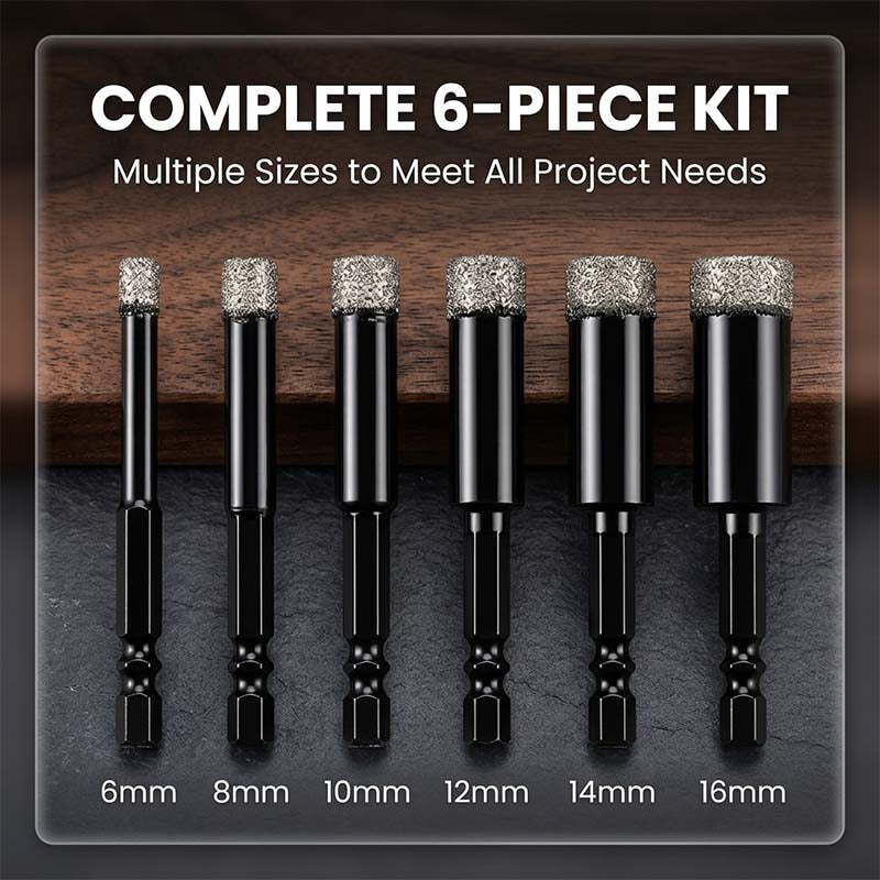 Mroace Brazed Diamond Precision Drill Bit Set