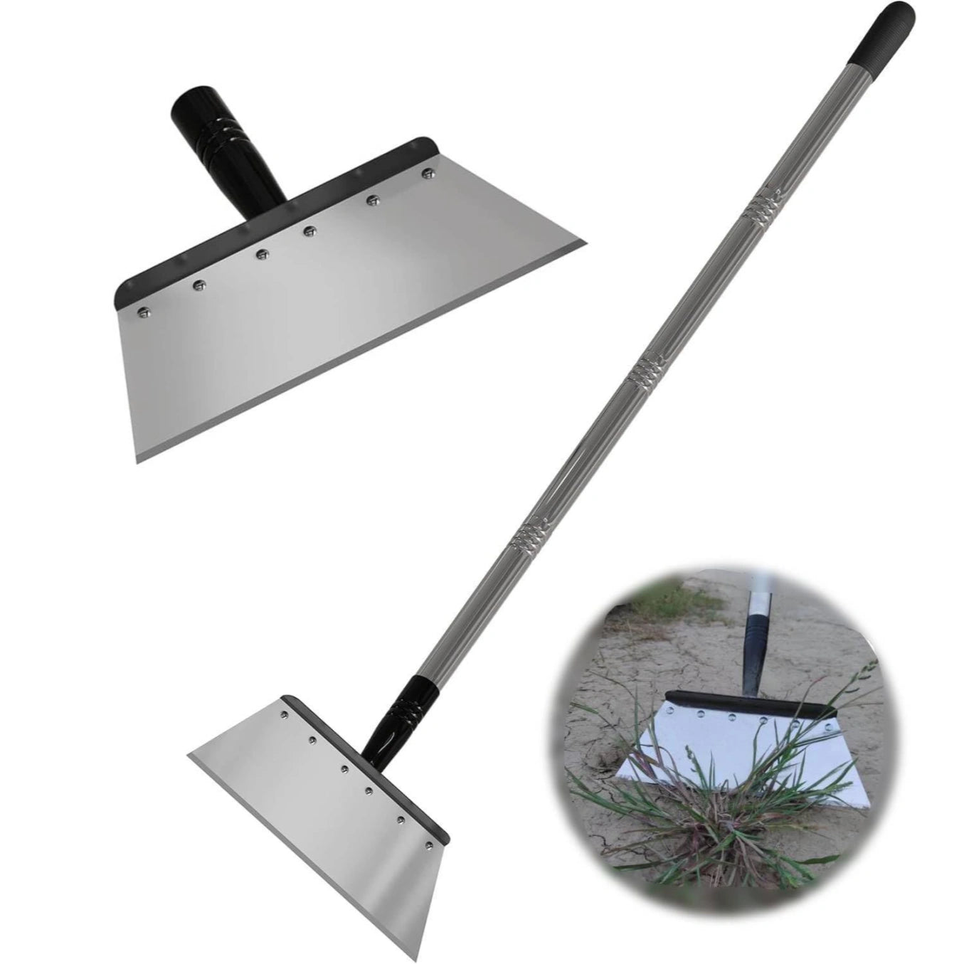 Mroace Heavy Duty Stainless Steel Garden Shovel