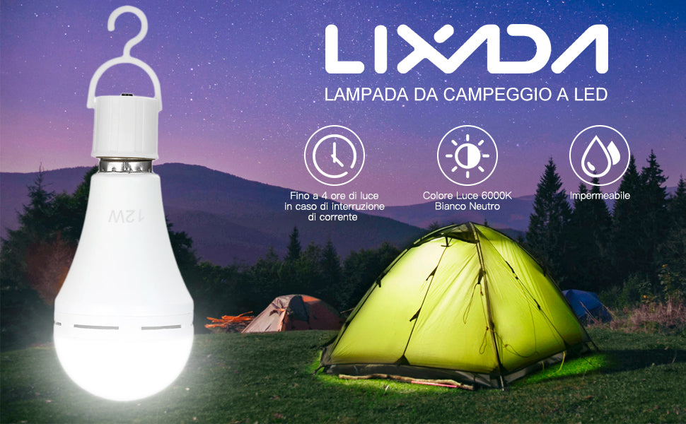 Mroace Emergency Rechargeable LED Light Bulbs