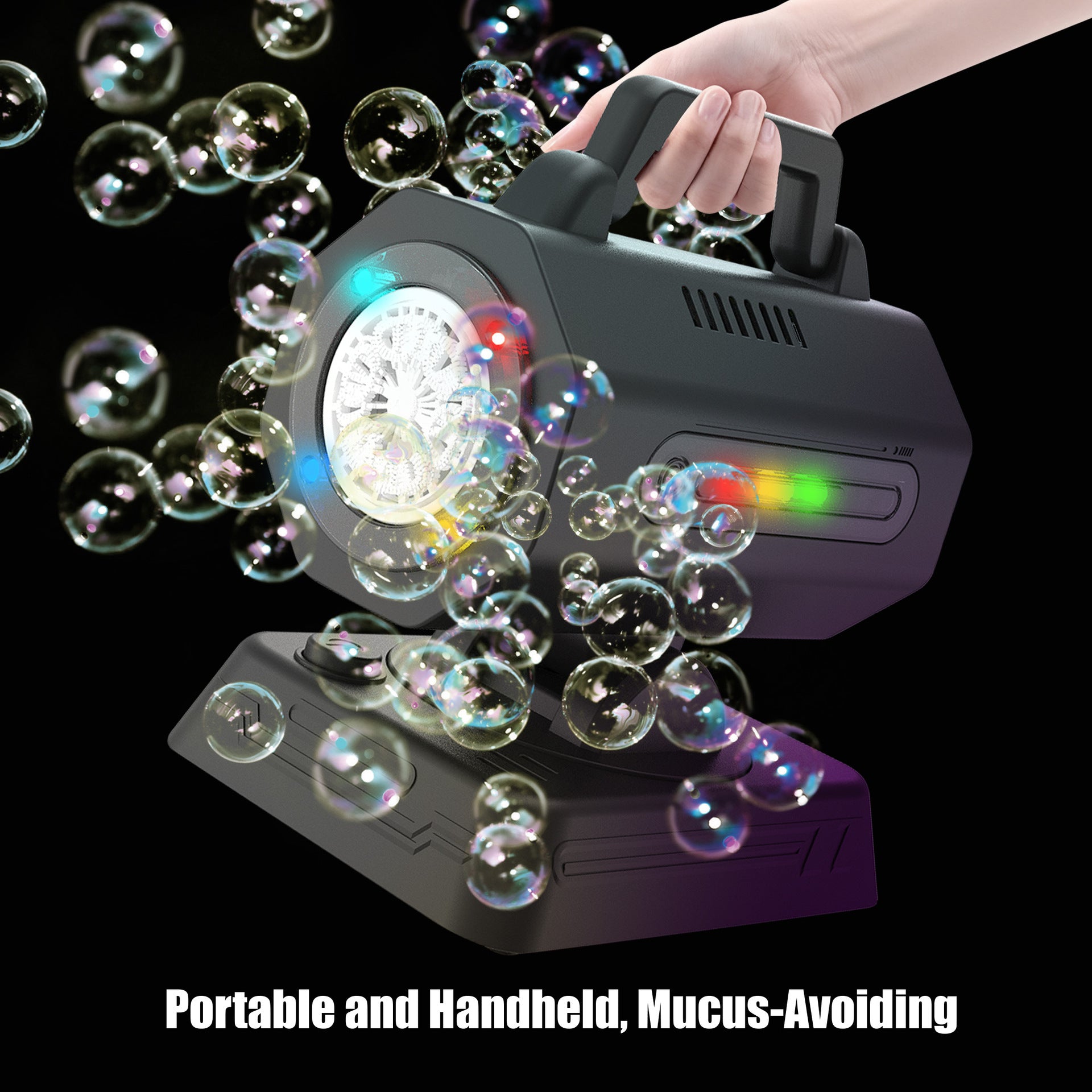 Mroace Rechargeable Automatic Bubble Machine