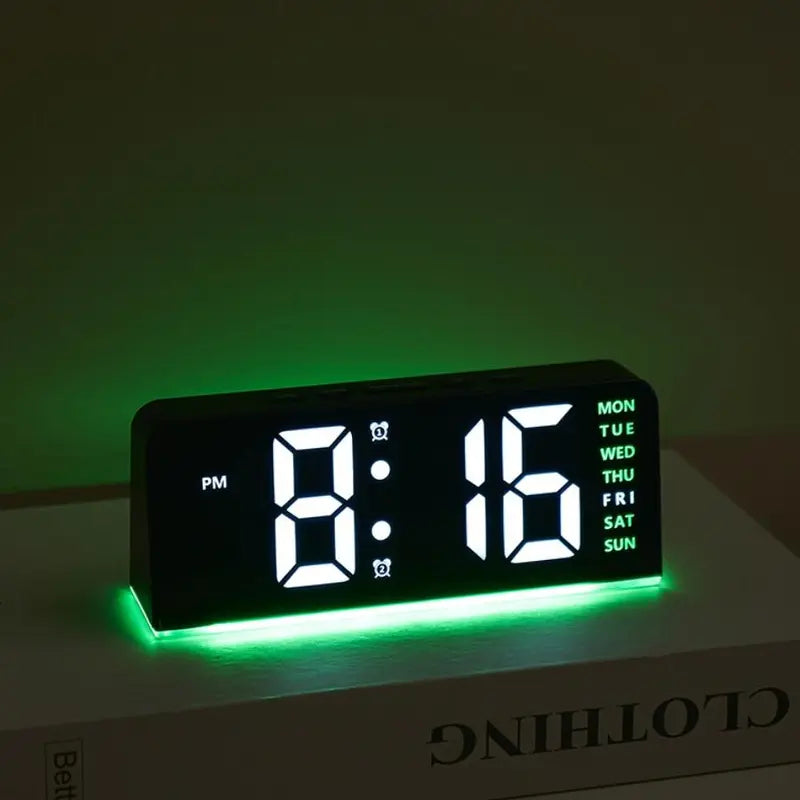 Mroace Multifunctional LED Digital Alarm Clock