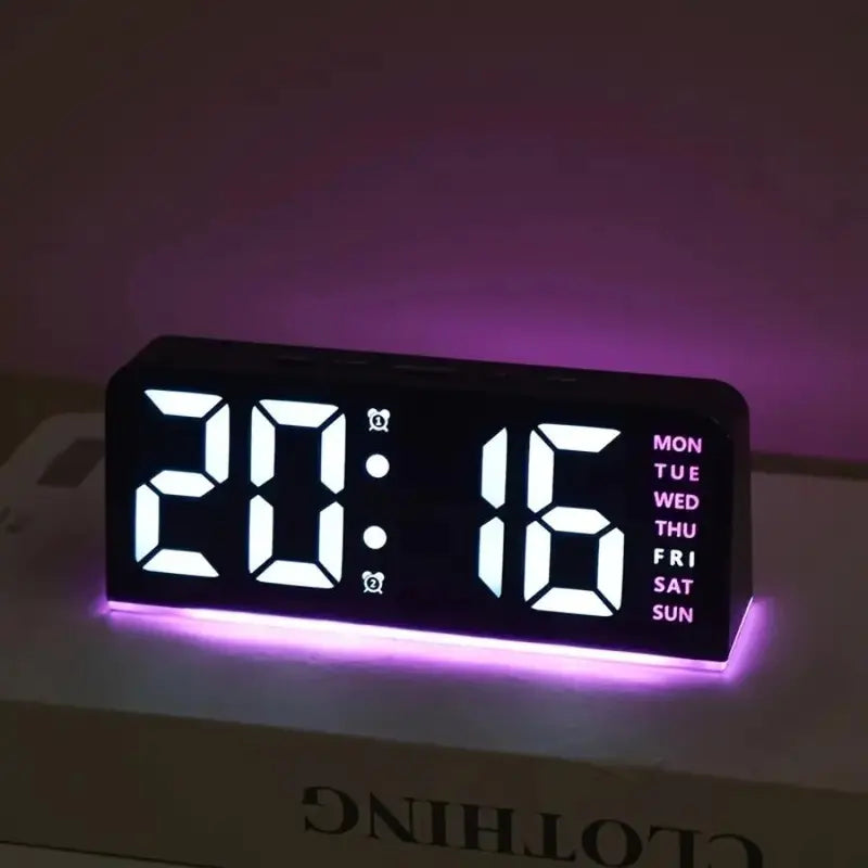 Mroace Multifunctional LED Digital Alarm Clock