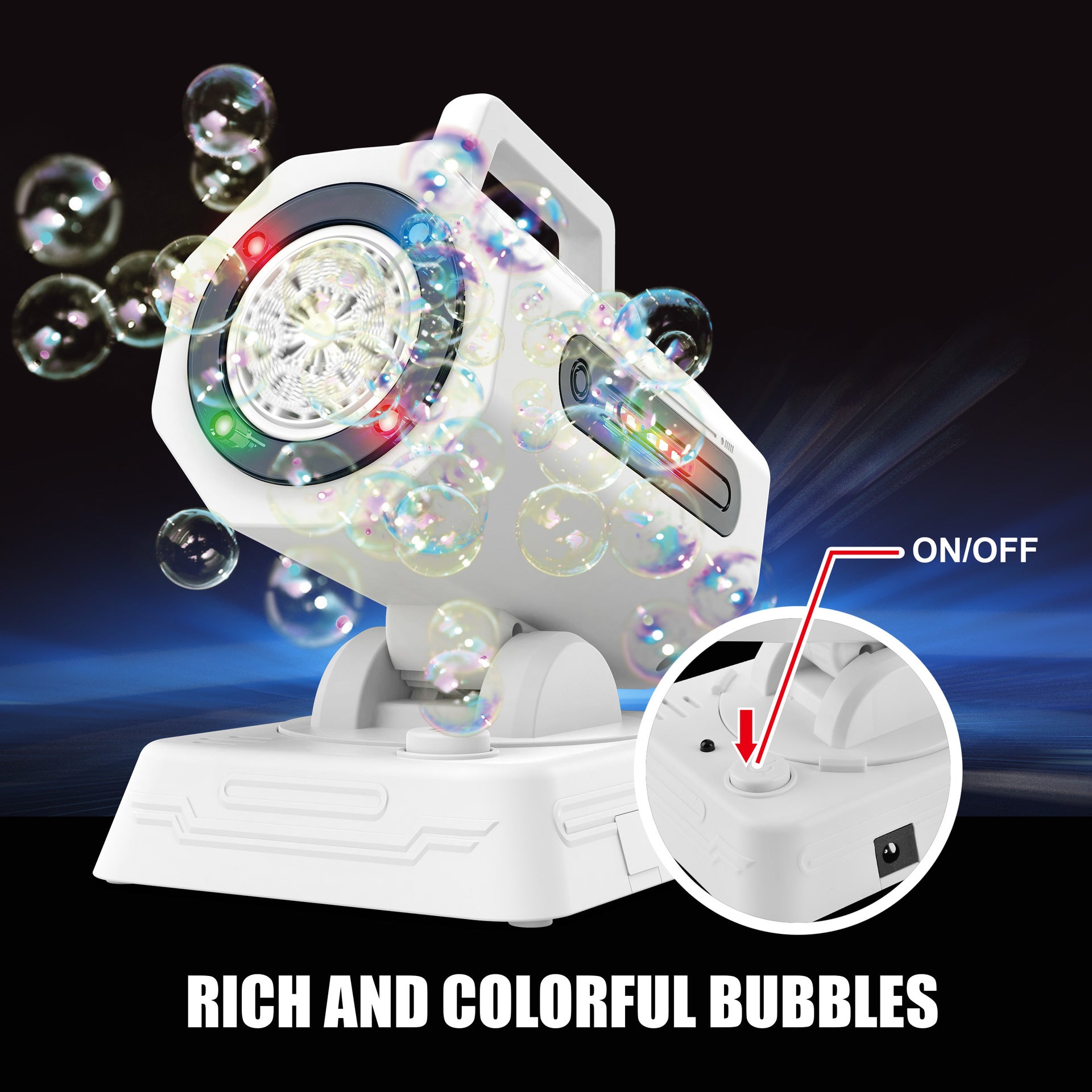 Mroace Rechargeable Automatic Bubble Machine