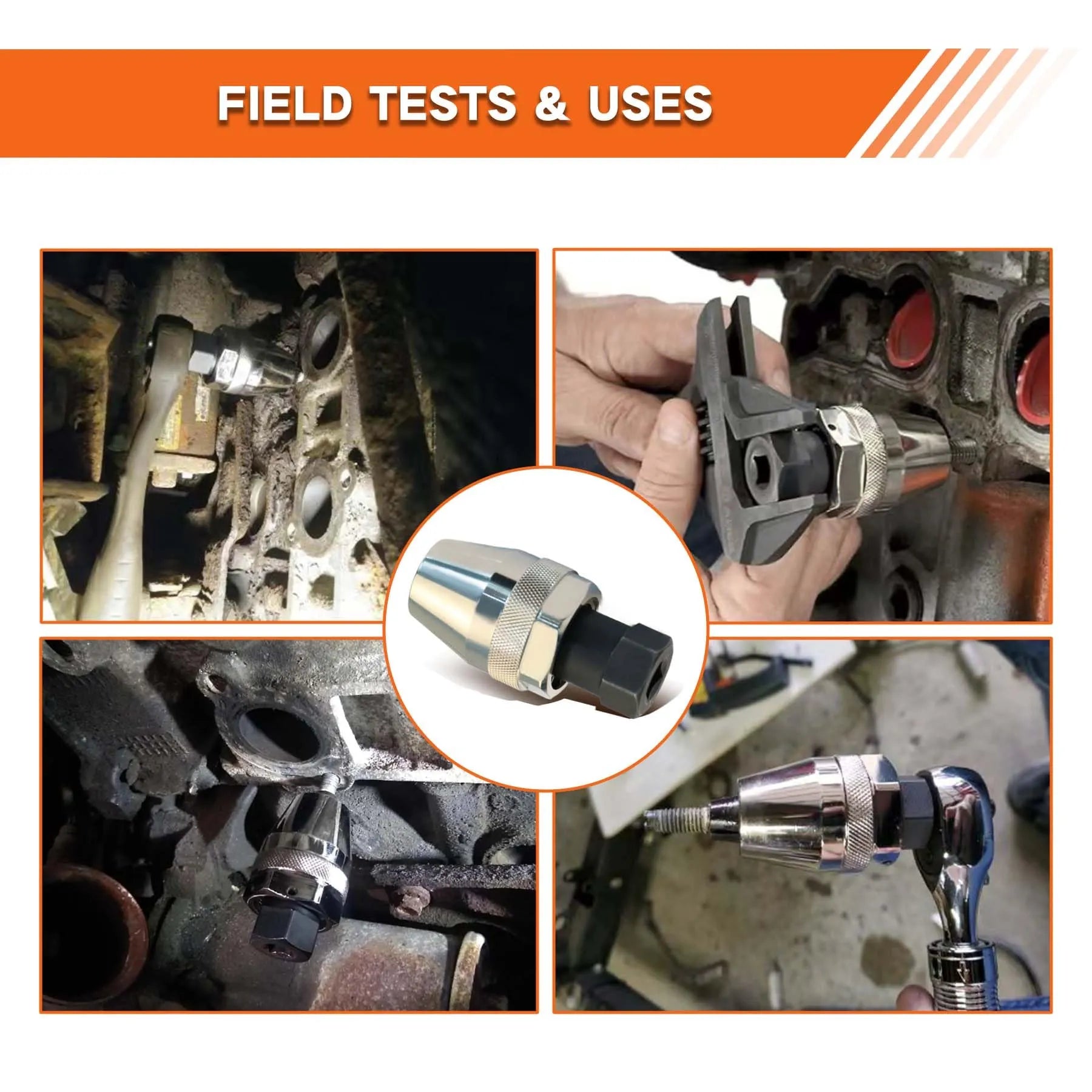 Mroace Heavy-Duty Bolt & Stud Extractor Tool