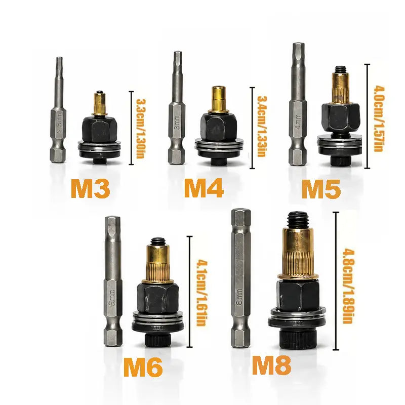 Mroace Carbon Steel Rivet Nut Tool Kit