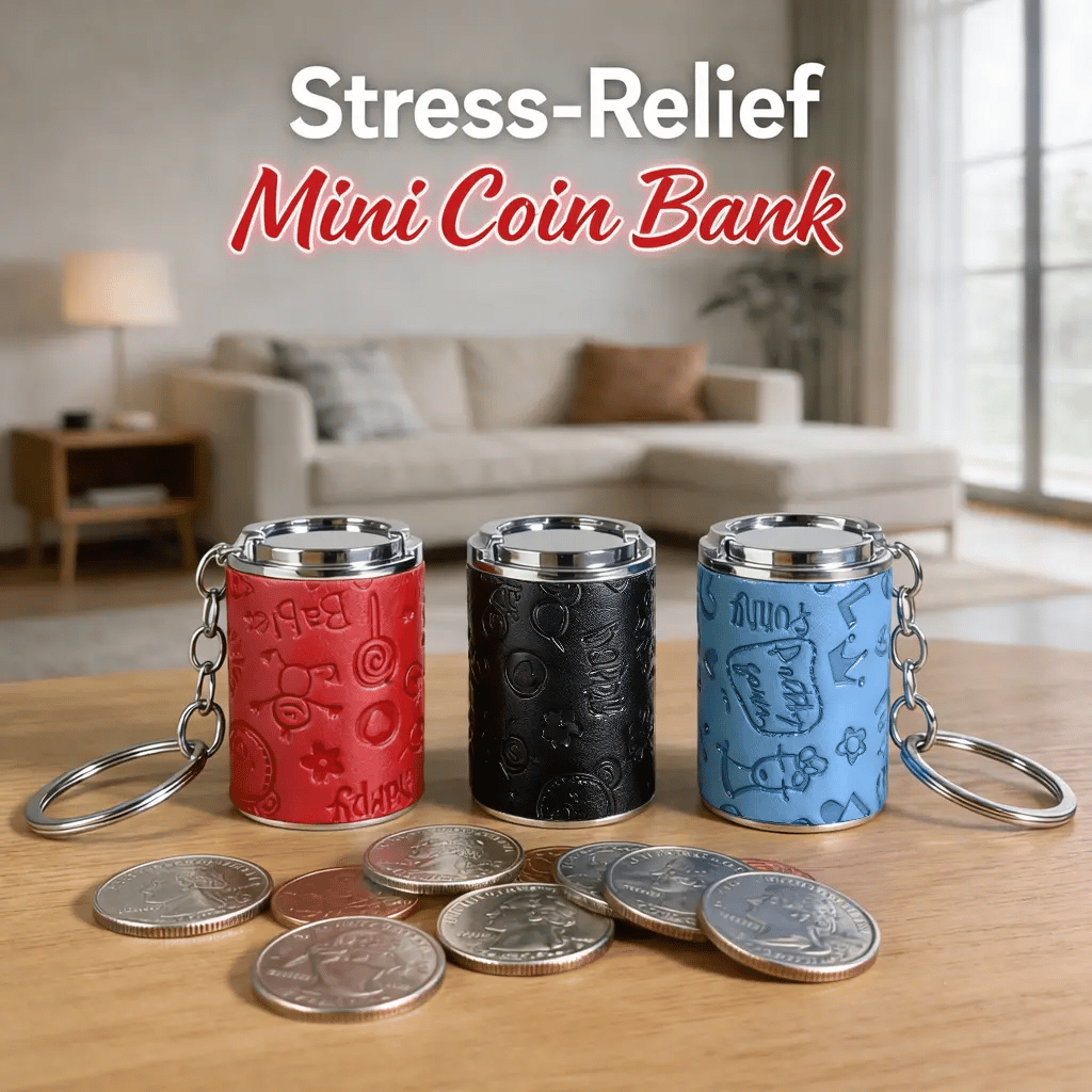 Mroace Mini Coin Storage Keychain