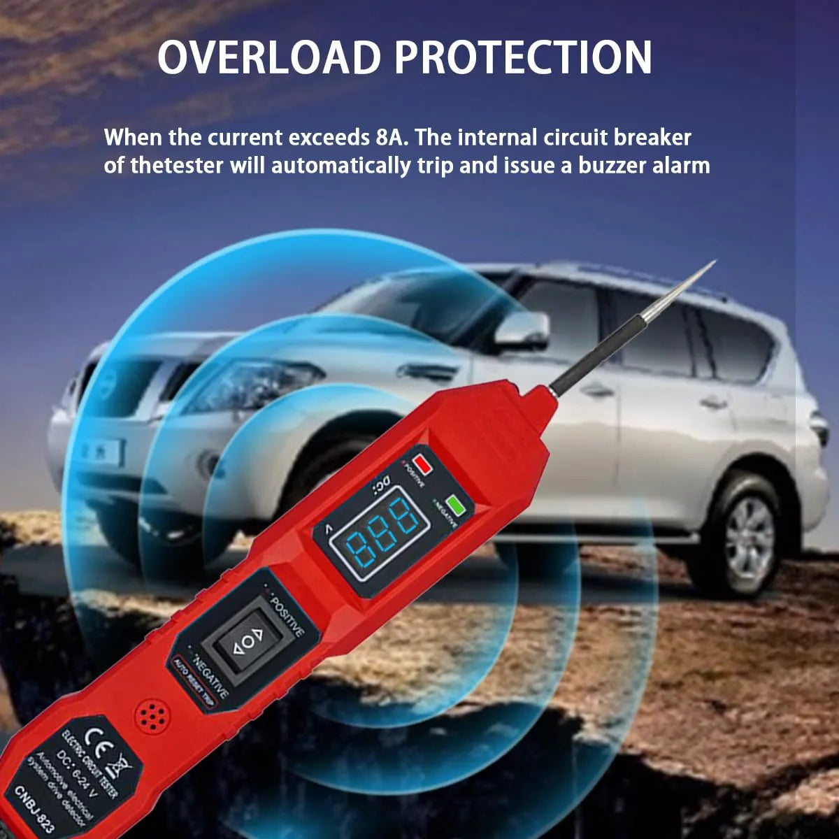 Mroace Multifunctional Digital Automotive Circuit Tester