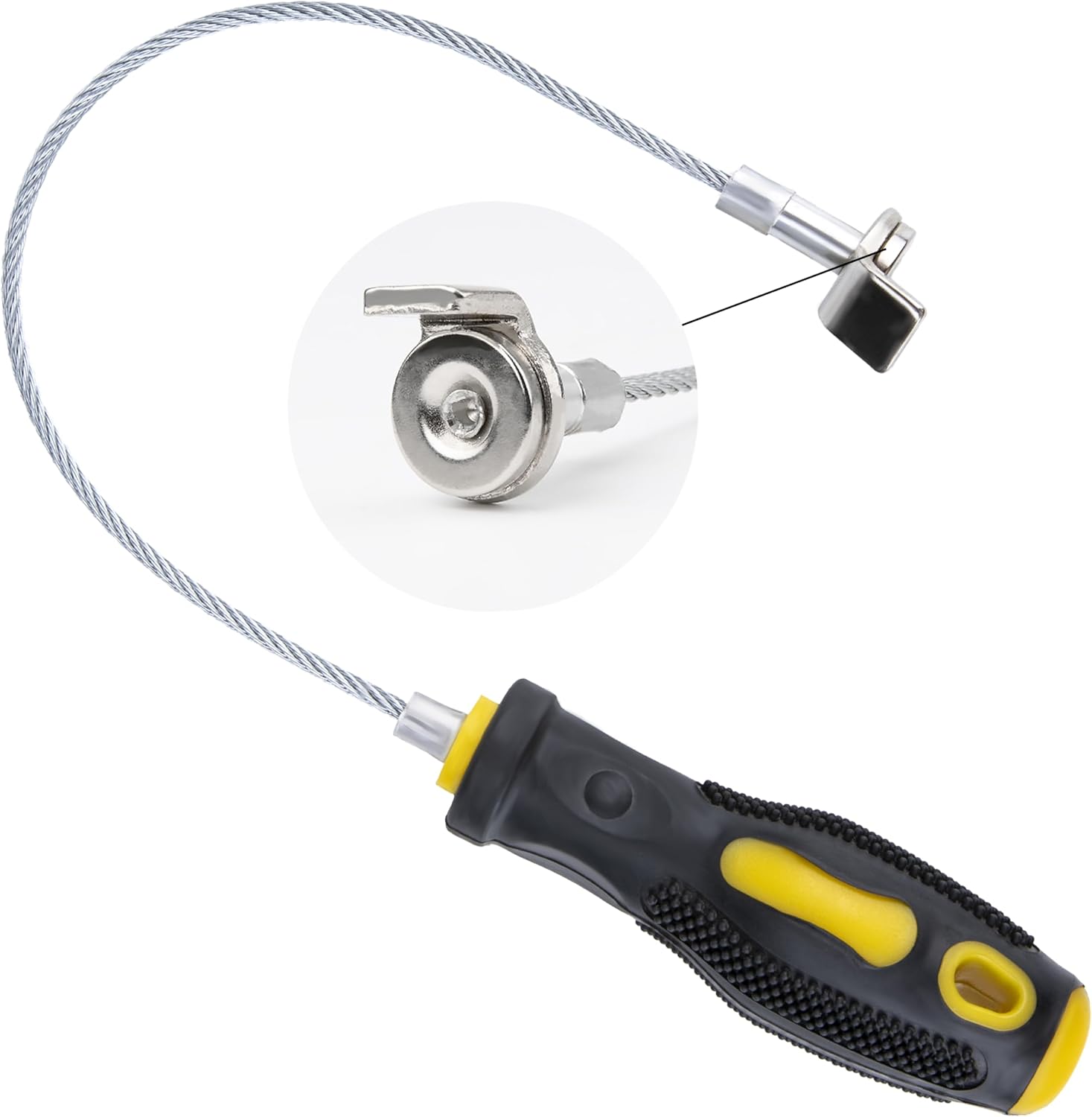 Mroace  14-Inch Magnetic Oil Drain Plug Remover Tool