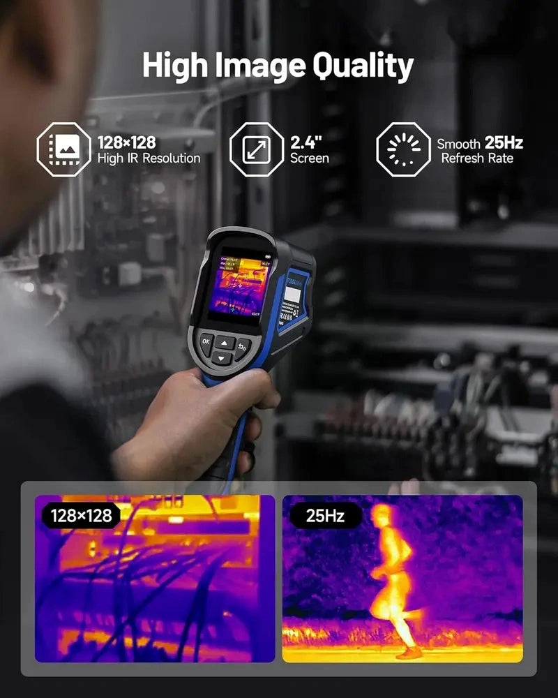 Mroace Mini Thermal Camera with 240×240 TISR Imaging and -4°F to 842°F Range