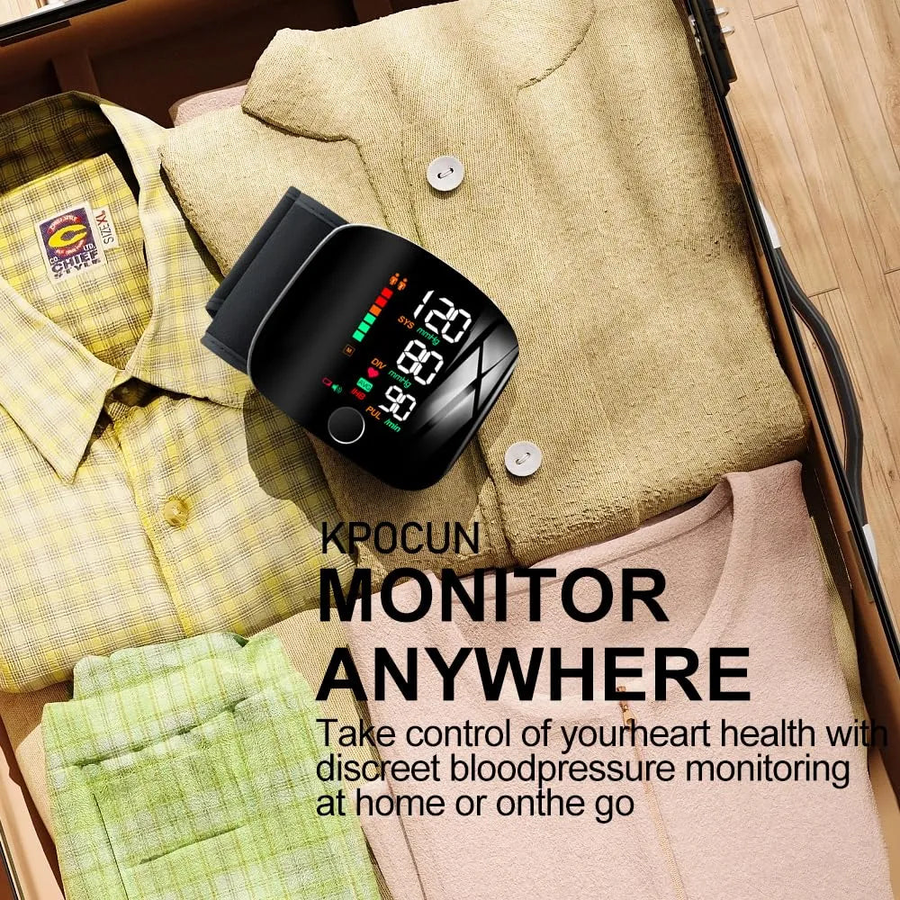 Mroace Automatic Voice Wrist Blood Pressure Monitor