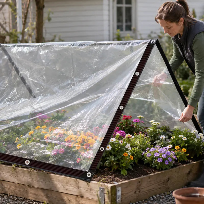 Mroace Waterproof Transparent Outdoor Rain Cover