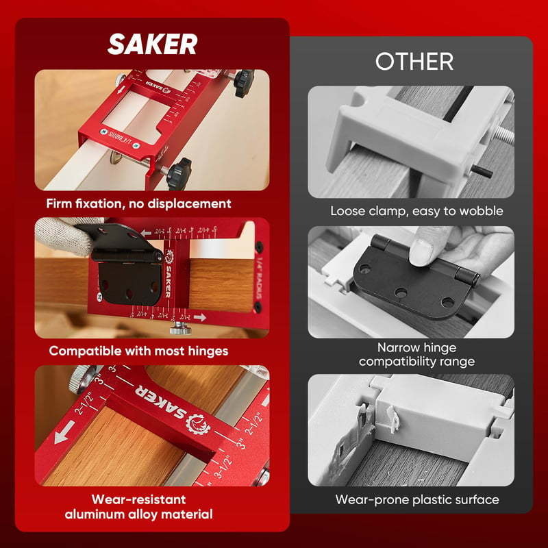 Mroace Door Hinge Installation Jig Tool